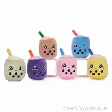 Bubble Tea Soft Toy Squashy Bean Bag (16.5cm)