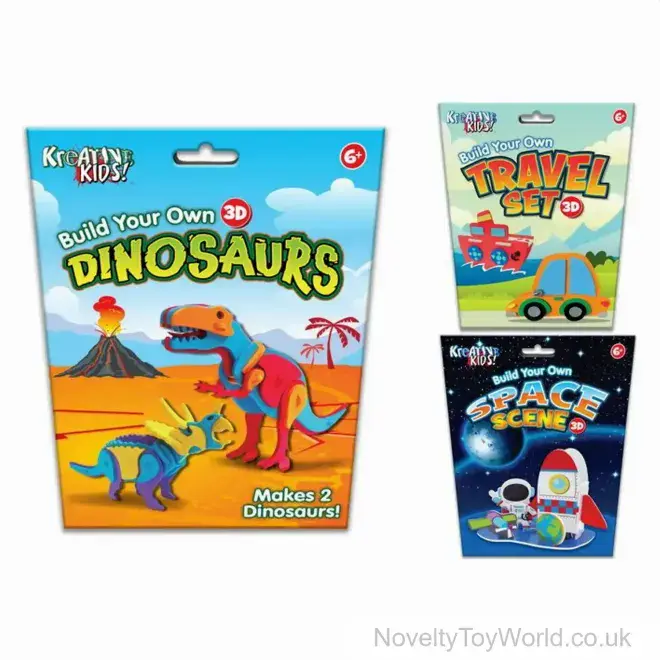 Build Your Own 3D Foam Play Set - 2 Pieces | Wholesale Toys UK