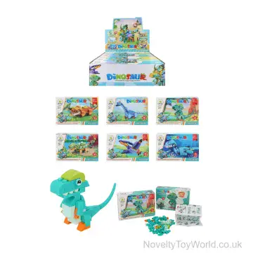 Build Your Own Dinosaur Block Toy - 6 Assorted