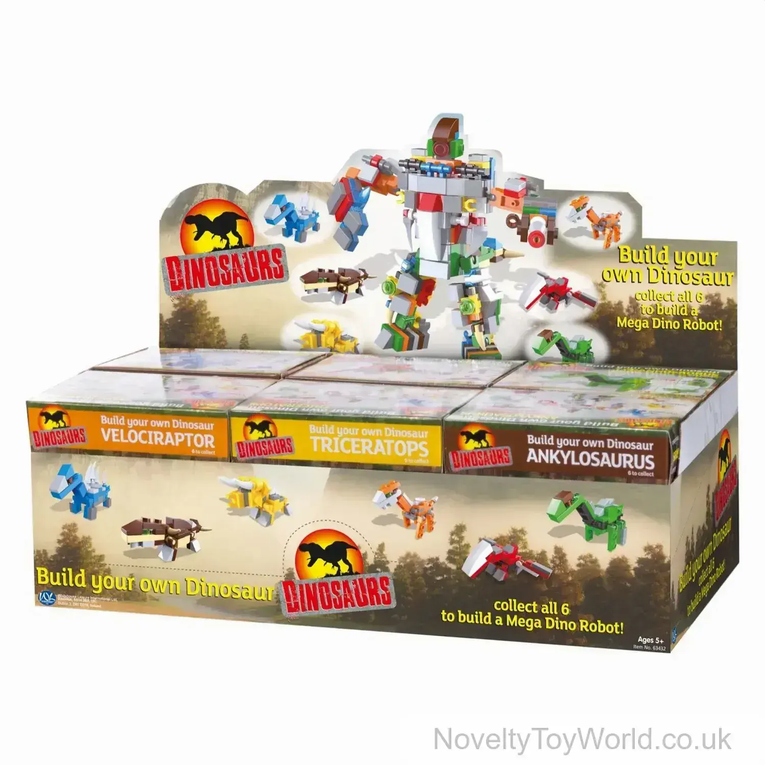 Build a dinosaur robot sales