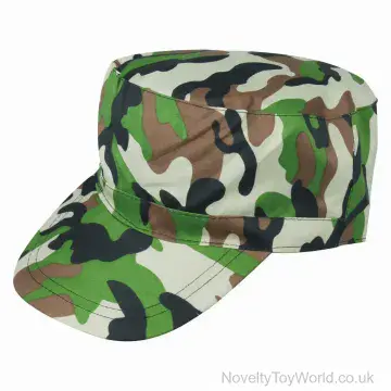 Camouflage Army Cap Hat (Adult)