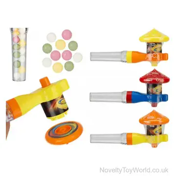 Candy Tube & Spinning Top Toy (8 Grams Of Sweets)