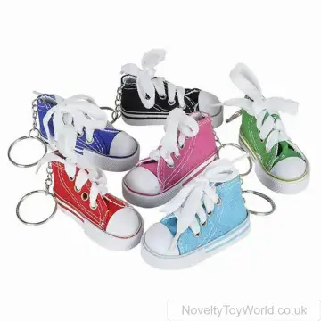 Canvas Trainer Novelty Keyring (7cm)