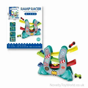 Car Play Set with Ramps - (26cm) Boxed