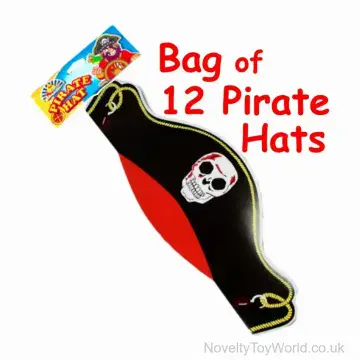 Cardboard Pirate Hats Pack of 12 - Child