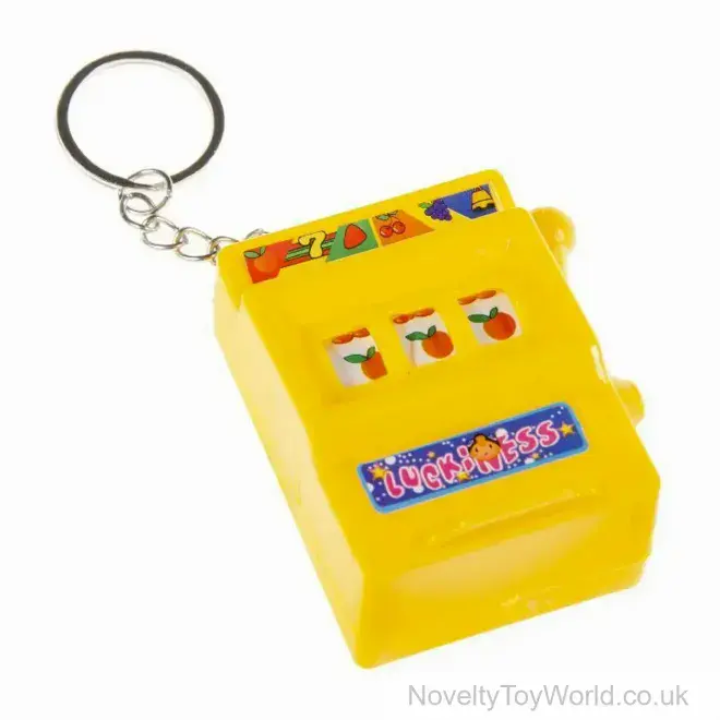 Casino Slot Machine Keyring (6.5cm) | Key Rings Bulk UK