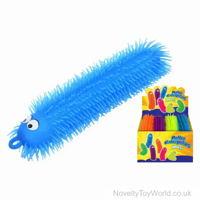Wholesale Caterpillar Stretchy Puffer Toy (32cm) | Bulk Sensory Novelties