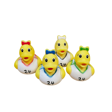 Cheerleader Novelty Rubber Ducks (5cm)