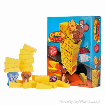 Cheese Stack Tower Family Game - 1 to 4 Players