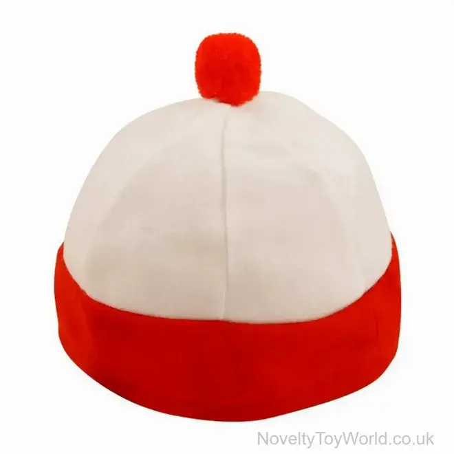 Cherry Bakewell Tart Bobble Hat - Child | Bulk Buy Fancy Dress Hats For Kids UK