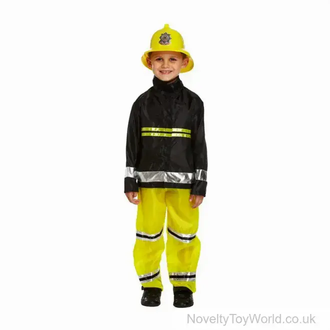 Children's Fancy Dress Fireman Costume (4-6 Years) | Wholesale Fancy Dress
