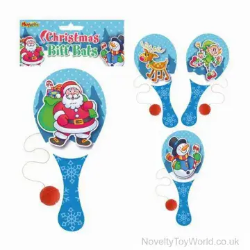 Christmas Bat & Ball on String For Kids (22cm)