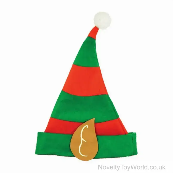 Wholesale Christmas Elf Hat With Ears - Soft Felt - Adult | Wholesale Hats & Headgear UK