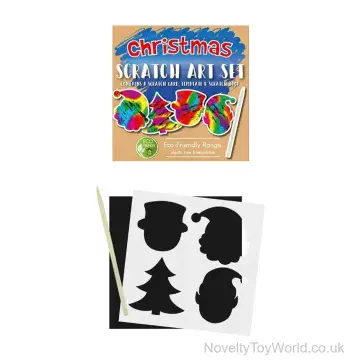 Christmas Scratch Art Set (8.5cm)