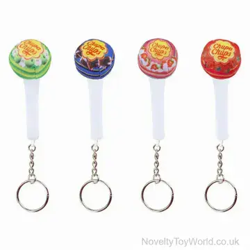 Chupa Chups Licensed Lollipop Soft Keyring - 4 Assorted (8cm)