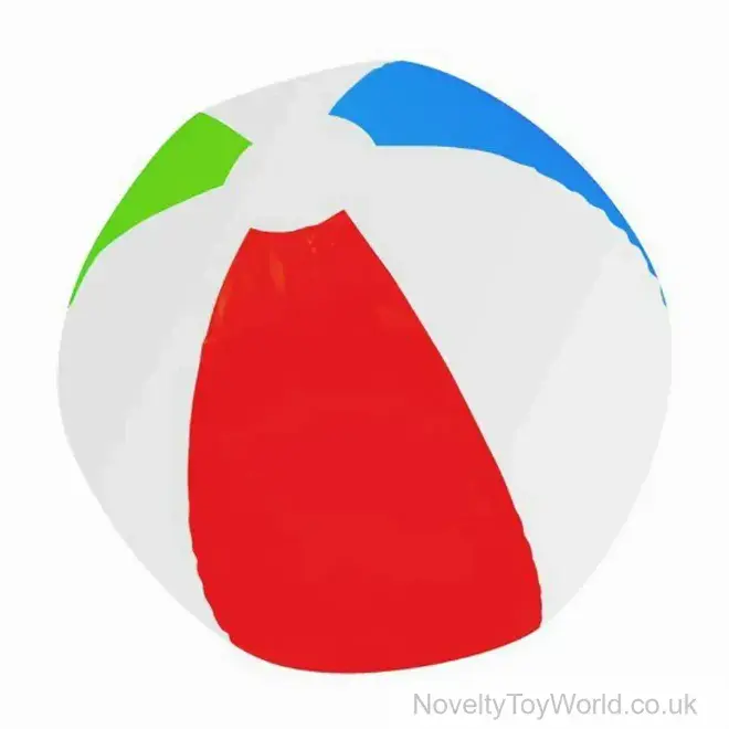 Classic Colours Inflatable Beach Ball - Small (40cm) | Summer Wholesale