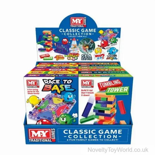 Classic Family Games Boxed - 6 Assorted | Wholesale Game Gifts