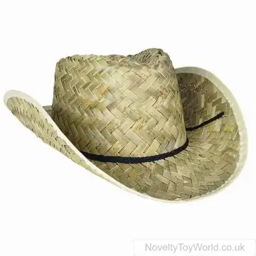 Classic Straw Cowboy Hat - Adult Size