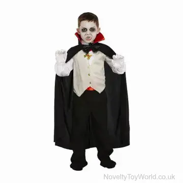 Classic Vampire Small Fancy Dress Costume for Children (4-6 Years)