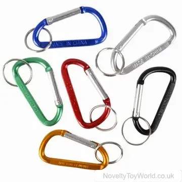 Climbing Carabiner Clip Keyring (8cm)