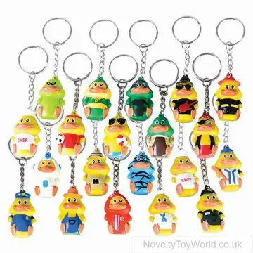 Collectable Duck Novelty Keyrings (3.5cm)