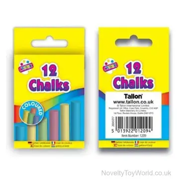 Colour Chalk Assortment - 12 pack