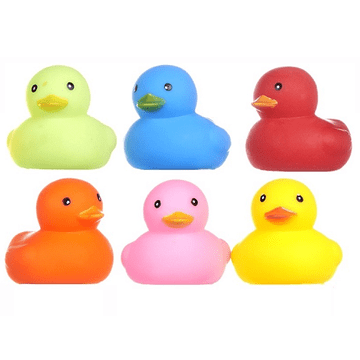 Colour Rubber Duckling Ducks (6cm)