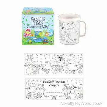 Colour Your Own Easter Time Mug - 2 Designs