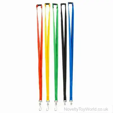 Coloured Lanyards with Break Clip (45cm)