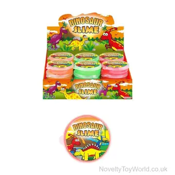 Colourful Dinosaur Slime (7cm x 2cm) - 3 Assorted