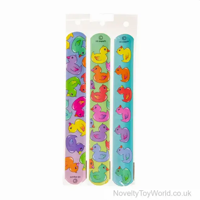 Colourful Duck Themed Snap Bracelet (22cm) | Ducky Novelties Wholesale
