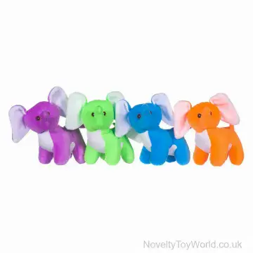Colourful Elephant Plush Toys - 17cm