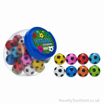Colourful Football Bouncy Balls (4.5cm)