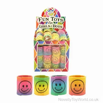 Colourful Slinky Coil Spring Toys (3.5cm)