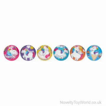 Colourful Unicorn Soft PU Toy Ball (6.3cm)