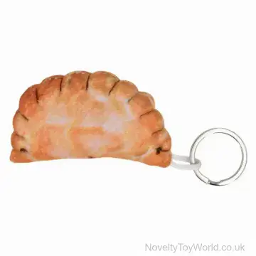 Cornish Pasty Plush Keyring (7cm)