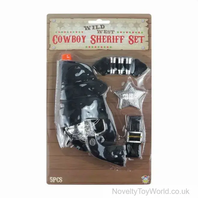 Cowboy Sheriff 5 Piece Wild West Set | Wholesale Toy Weapons For Kids