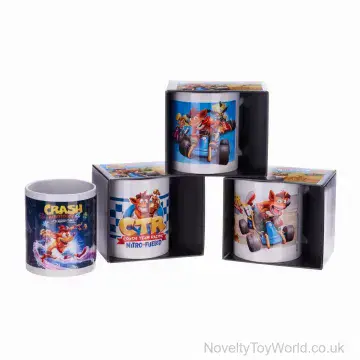 Crash Bandicoot Crash Team Racing Mug - 4 Assorted (315ml)