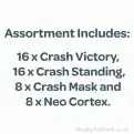 Crash Bandicoot Soft Plush Toys - 4 Assorted (32cm) | Bulk Gaming Merchandise
