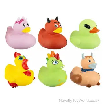 Crazy Creatures Rubber Duck - Medium (8cm)