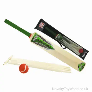 Cricket Set with Ball, Bat, and Wickets - Size 3