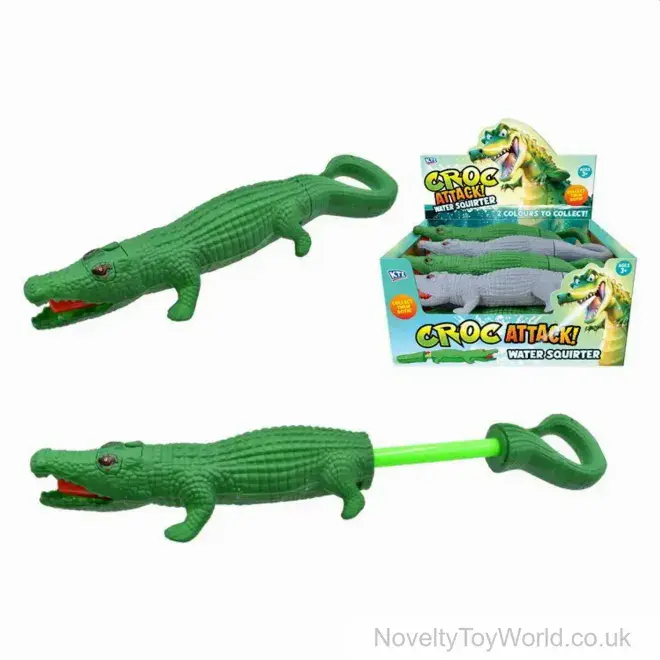 Bulk Buy Crocodile Water Squirter Toy (32cm)