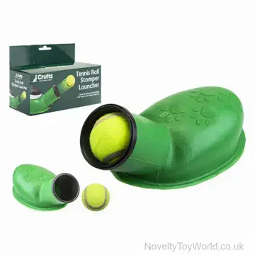 Crufts Tennis Ball Foot Activated Launcher For Dogs
