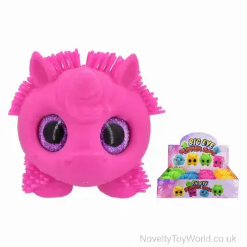 Cute Big Eye Puffer Animal Ball - 4 Colours