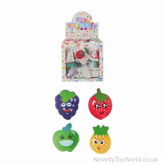 Cute Fruit Eraser (3.5cm) | Trade Price Stationery For Kids UK