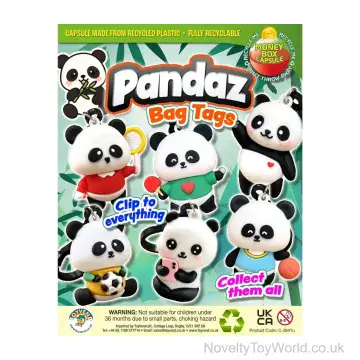 Cute Panda Toy Bag Clip - 55mm Vending Capsule