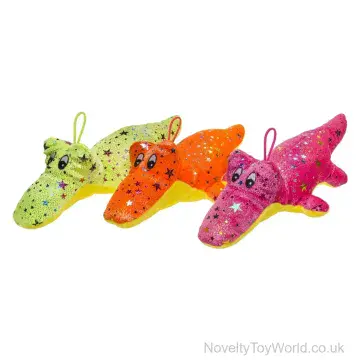 Cute Plush Crocodile Toy With Shiny Stars (30cm)