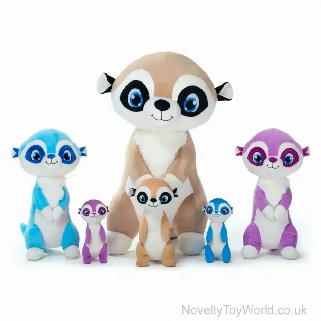 Cute Plush Meerkat Soft Toy - 18cm | Prize Every Time Plush Bulk