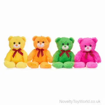 Cute Soft Fluffy Plush Bear with Ribbon (32cm)
