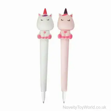 Cute Stretchy Unicorn Fidget Pen - Black Ink